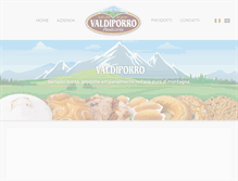 Tablet Screenshot of pasticceriavaldiporro.it